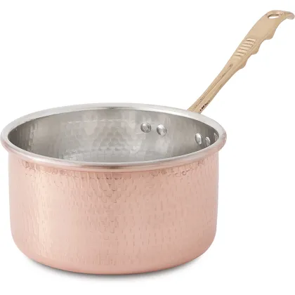 Zdjęcie Rondel głęboki, 1 uchwyt, średnica 28cm - Cu Artigiana
