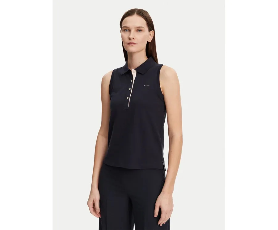 obrazek 1 Gant Polo 4200560 Granatowy Regular Fit