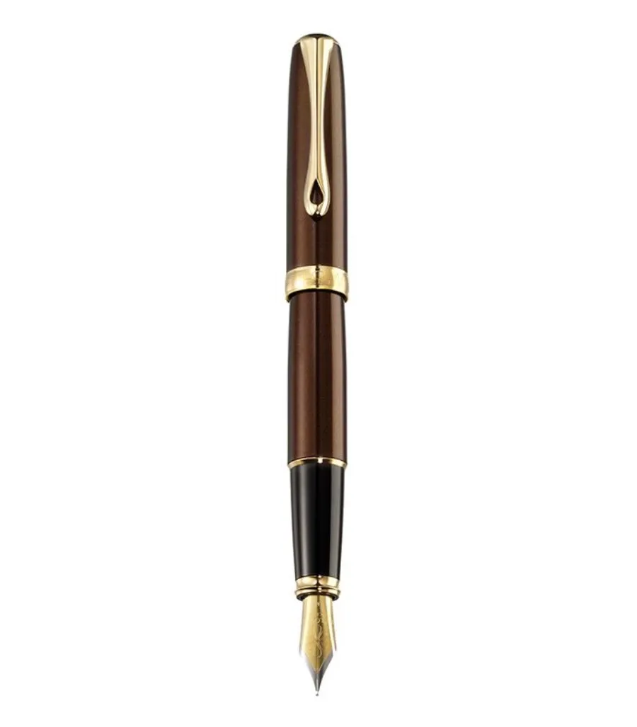obrazek 1 Pióro wieczne DIPLOMAT Excellence A2 Marakesh gold/brązowe