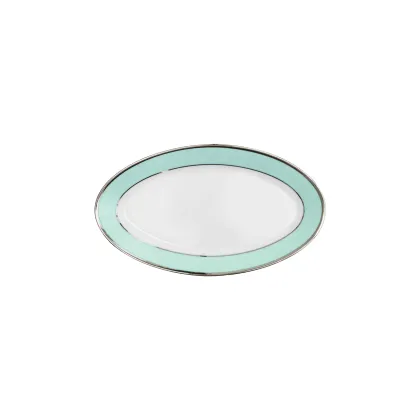 Zdjęcie Luksusowy porcelanowy półmisek 22 cm z kolekcji Ethereal Blue - Porcel
