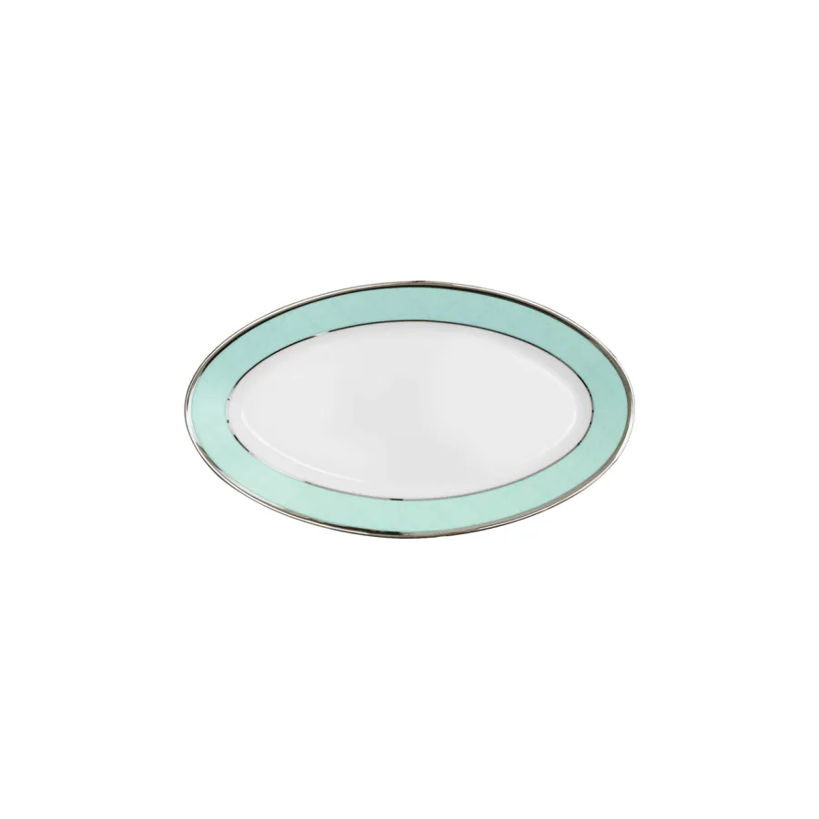 obrazek 1 Luksusowy porcelanowy półmisek 22 cm z kolekcji Ethereal Blue - Porcel