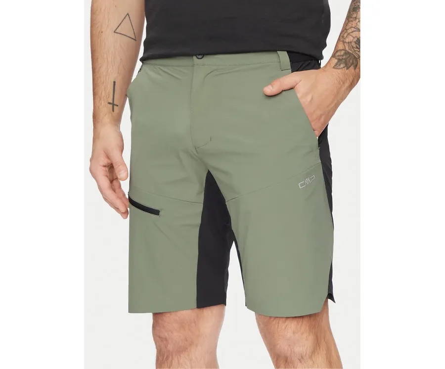 obrazek 1 CMP Szorty sportowe 33T6667 Zielony Active Fit