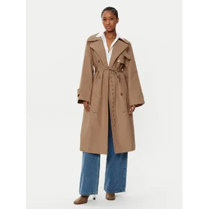 Zdjęcie MICHAEL Michael Kors Trencz MR520FLDTY Beżowy Oversize