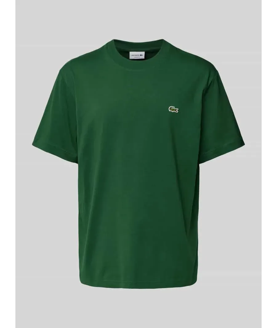 obrazek 1 T-shirt z detalem z logo model ‘BASIC ON’