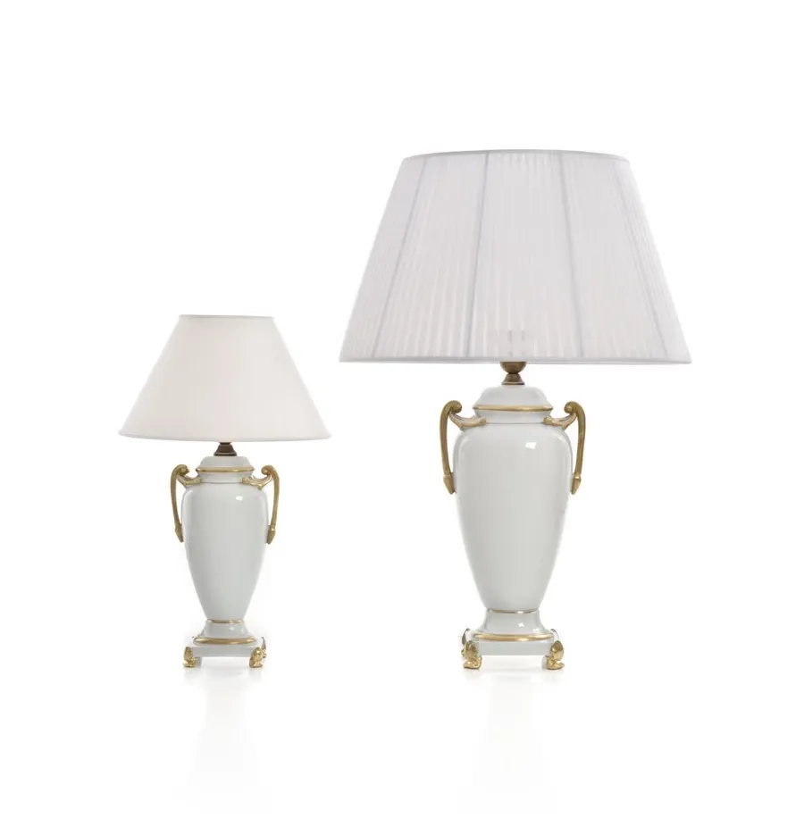 obrazek 1 Klasyczna lampa do sypialni z włoskiej porcelany