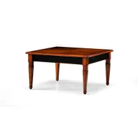 Picture Inlaid square antique coffee table