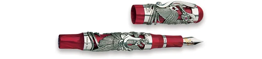 picture 2 Elite Fountain Pen - Eternal Bird silver/celluloid