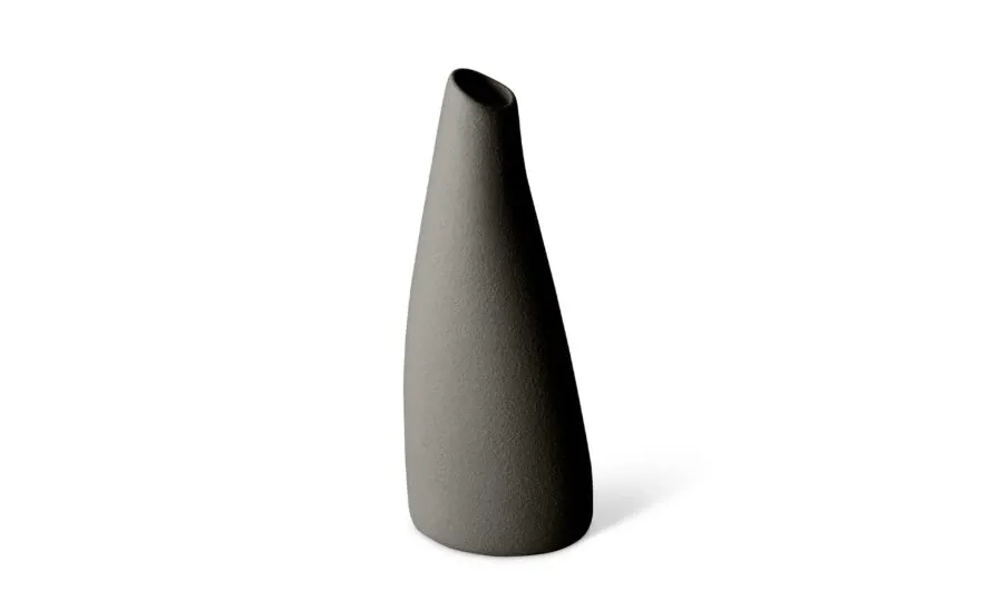 obrazek 1 Stylowy wazon butelkowy z ceramiki 9x6x20 cm
