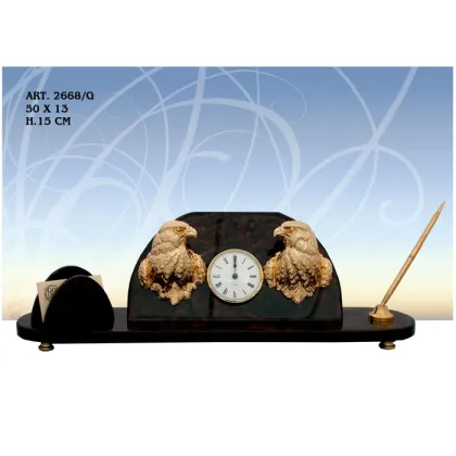 Zdjęcie Piękny włoski zegar z motywem orła