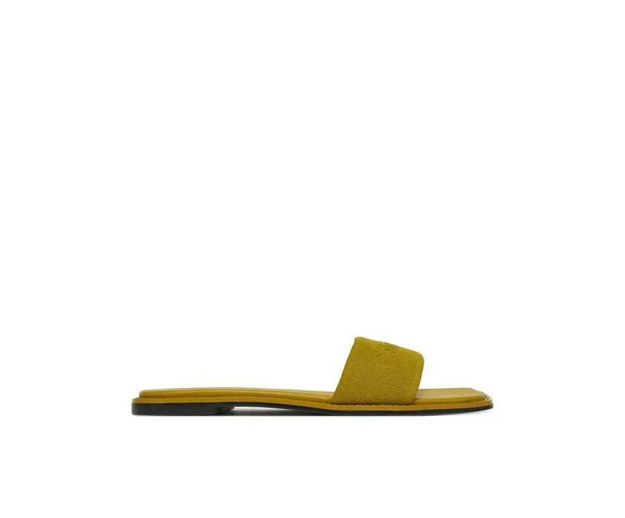 obrazek 1 Calvin Klein Klapki Flat Slide - He HW0HW02378 Zielony