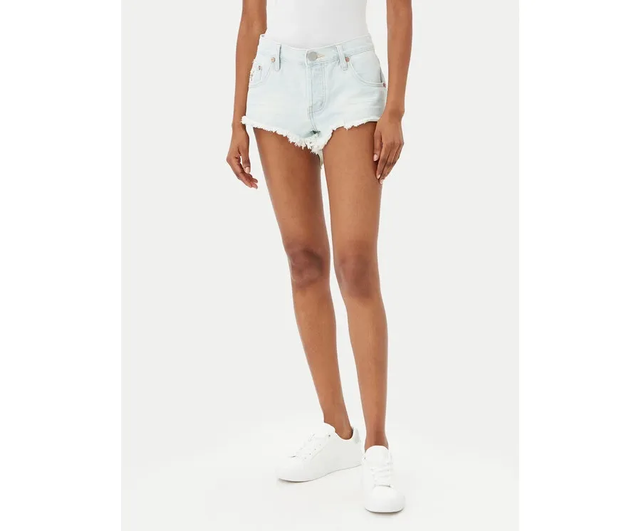obrazek 1 One Teaspoon Szorty jeansowe Bonitas 26867 Niebieski Regular Fit