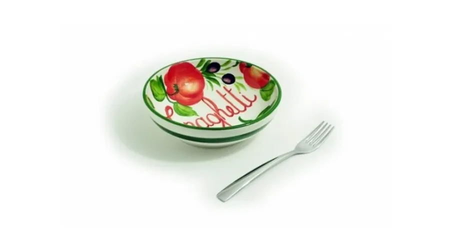 obrazek 2 Ręcznie zdobiona miska na makaron lub zupę - Le Ceramiche