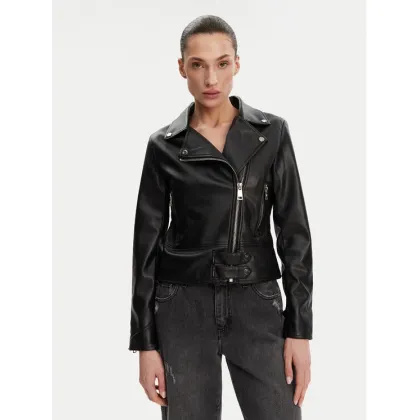 Zdjęcie Rinascimento Kurtka z imitacji skóry CFC0119619003 Czarny Regular Fit