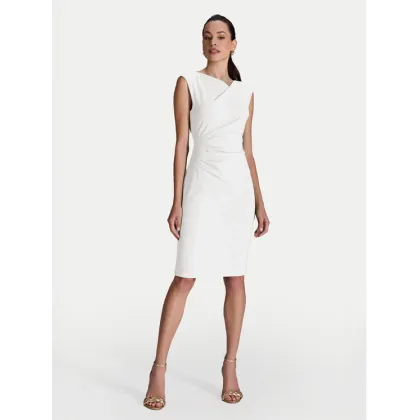 Zdjęcie Swing Sukienka koktajlowa 5AI16700 Biały Slim Fit