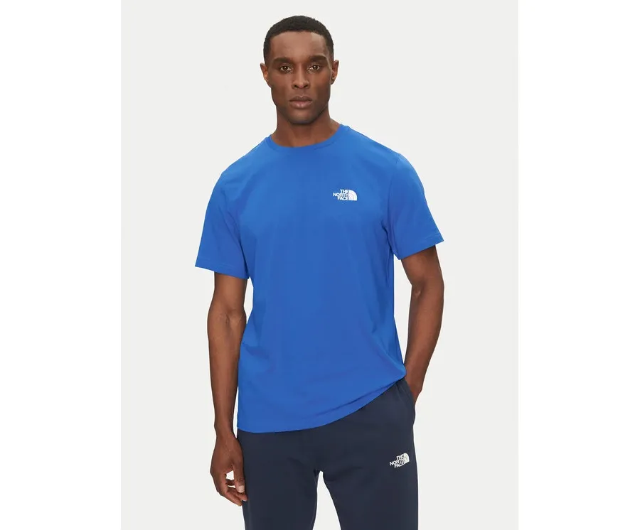 obrazek 1 The North Face T-Shirt Simple Dome NF0A87NG Niebieski Regular Fit