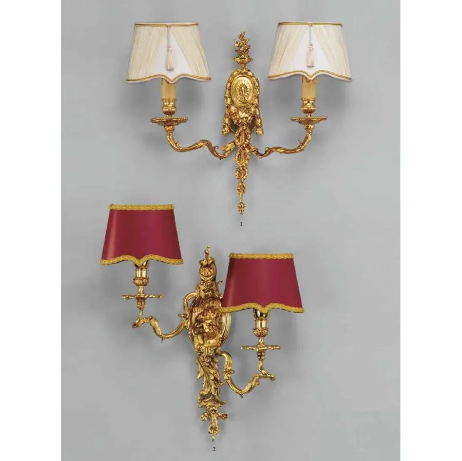 obrazek 1 Włoskie oświetlenie - lampa ścienna w dwóch wariantach