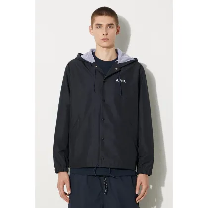 Zdjęcie A.P.C. kurtka męska kolor granatowy przejściowa PSAHP.H02808-DARKNAVY