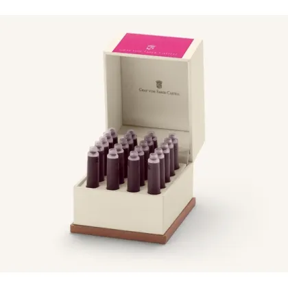 Picture Set of 20 pink cartridges - Graf von Faber-Castell