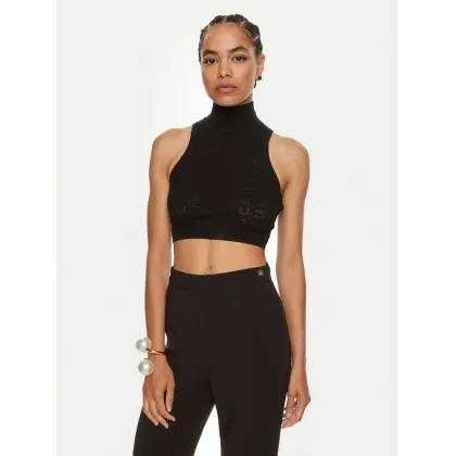 Zdjęcie Elisabetta Franchi Golf TK-28B-46E2 Czarny Slim Fit