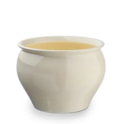 Picture Small flowerpot in glazed ceramics H.23xL.32xD.Int.31 cm