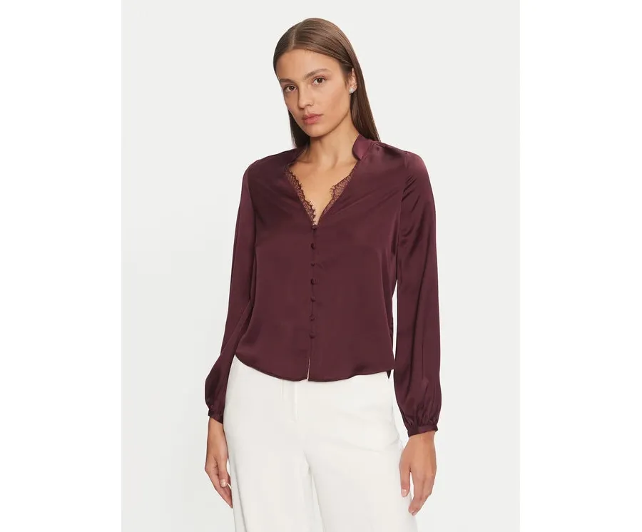 obrazek 1 Marciano Guess Bluzka Patrice 4BGH23 9855Z Bordowy Regular Fit