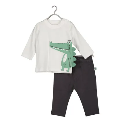 Zdjęcie Blue Seven Komplet body i spodnie 422190 X Biały Regular Fit