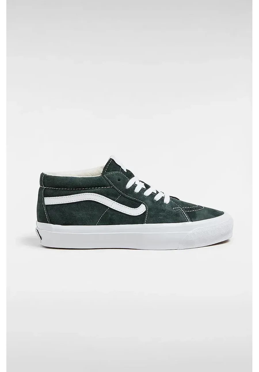obrazek 1 Vans trampki zamszowe Premium Classics LX Sk8-Mid Reissue 83 kolor zielony VN000CQQPRM1