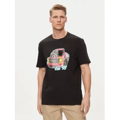 Zdjęcie Hugo T-Shirt Damotoro 50514092 Czarny Relaxed Fit HUGO