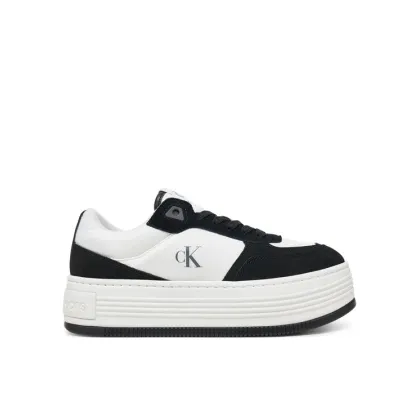 Zdjęcie Calvin Klein Jeans Sneakersy Bold Flatf Low Lace Mix YW0YW01742 Biały