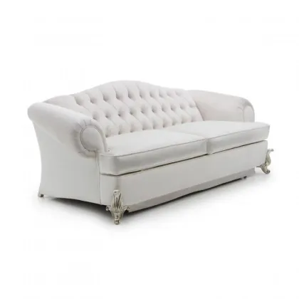 Zdjęcie Biała niezwykle elegancka sofa z funkcją spania - Sevensedie