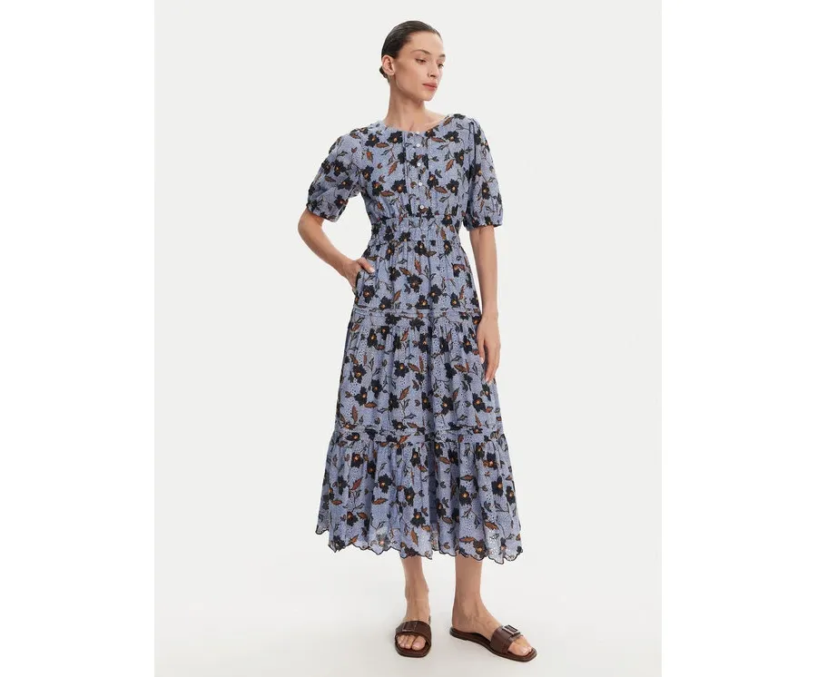 obrazek 1 Pepe Jeans Sukienka letnia Eva PL953695 Błękitny Regular Fit