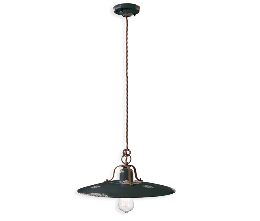 obrazek 7 Elegancka włoska lampa wisząca retro