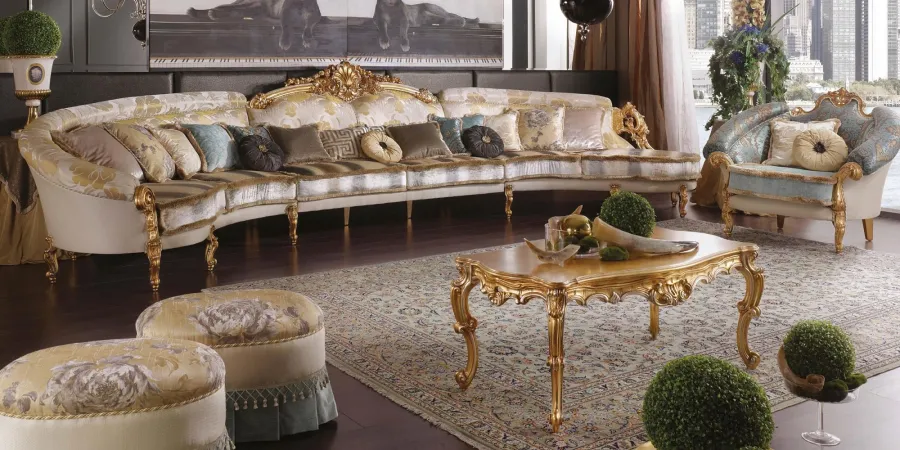 obrazek 1 Luksusowa duża sofa w stylu antycznym - Morello Gianpaolo