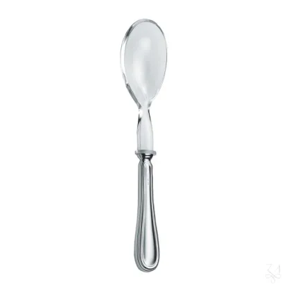 Zdjęcie Prestiżowa łyżka do serwowania sałatek ze srebra i plexi - Zaramella Argenti