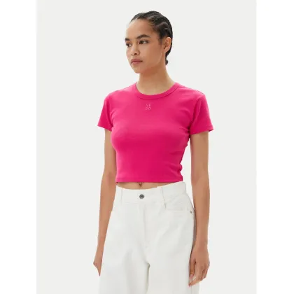 Zdjęcie HUGO T-Shirt Delanor 50512000 Różowy Slim Fit
