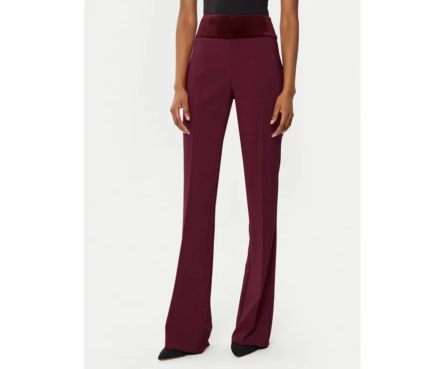 obrazek 1 Rinascimento Spodnie materiałowe CFC0121874003 Bordowy Regular Fit