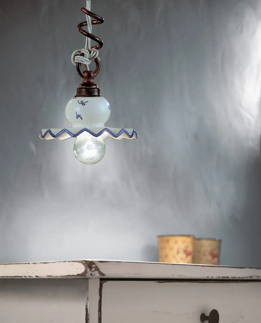 obrazek 2 Mała lampa wisząca Roma w stylu klasycznym z Włoch