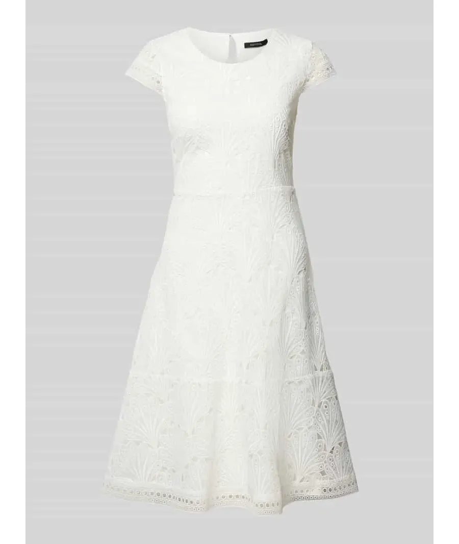 obrazek 1 Sukienka o długości do kolan z koronką szydełkową