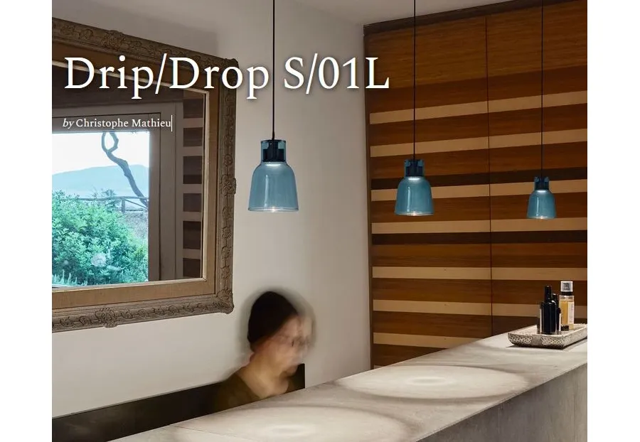 obrazek 2 Pojedyńcza lampa sufitowa - do wyboru dwie wersje oświetleniowe Drip/Drop