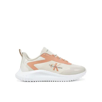 Zdjęcie Calvin Klein Jeans Sneakersy Eva Runner Low Lace Mix Ml Wn YW0YW01442 Écru
