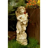 Zdjęcie Ogrodowa figura Amora ze skrzypcami