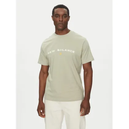 Zdjęcie New Balance T-Shirt Reimagined Graphic MT51506 Zielony Relaxed Fit