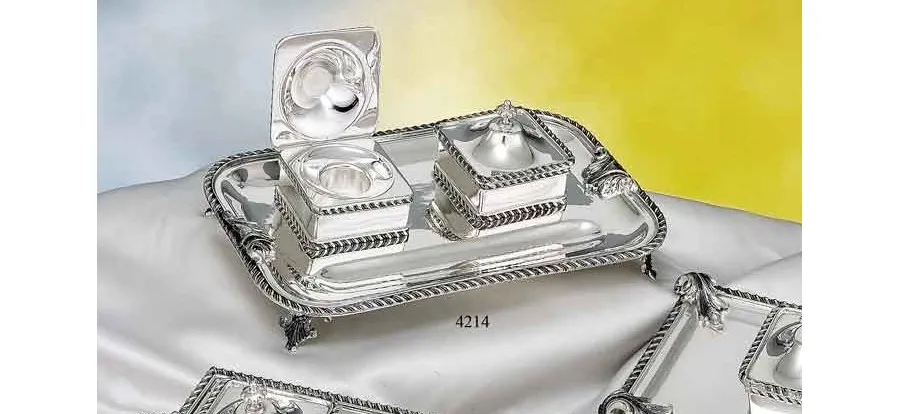 picture 1 Silver Inkwell Bicama 4214