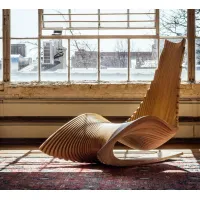 Picture Innovative office chair made of plywood