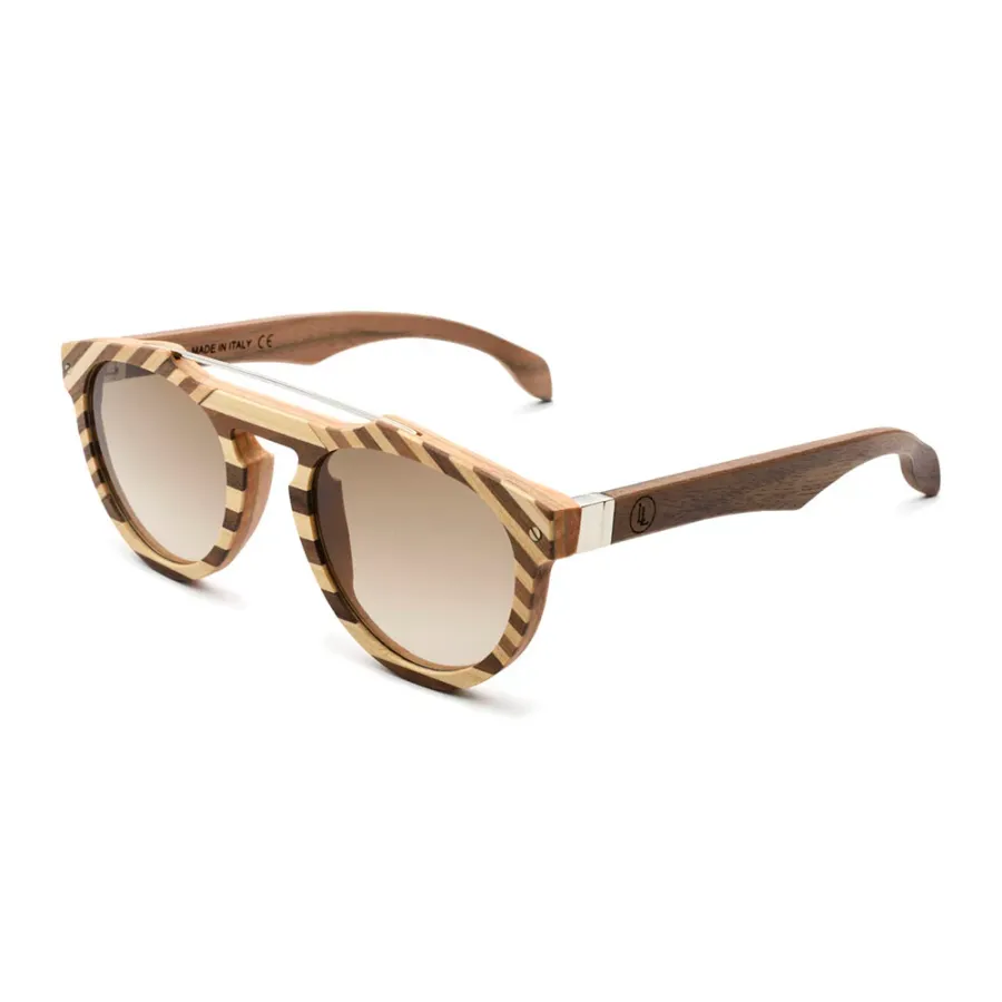 obrazek 2 Lata 80-te - ponadczasowe drewniane okulary - Legno Light
