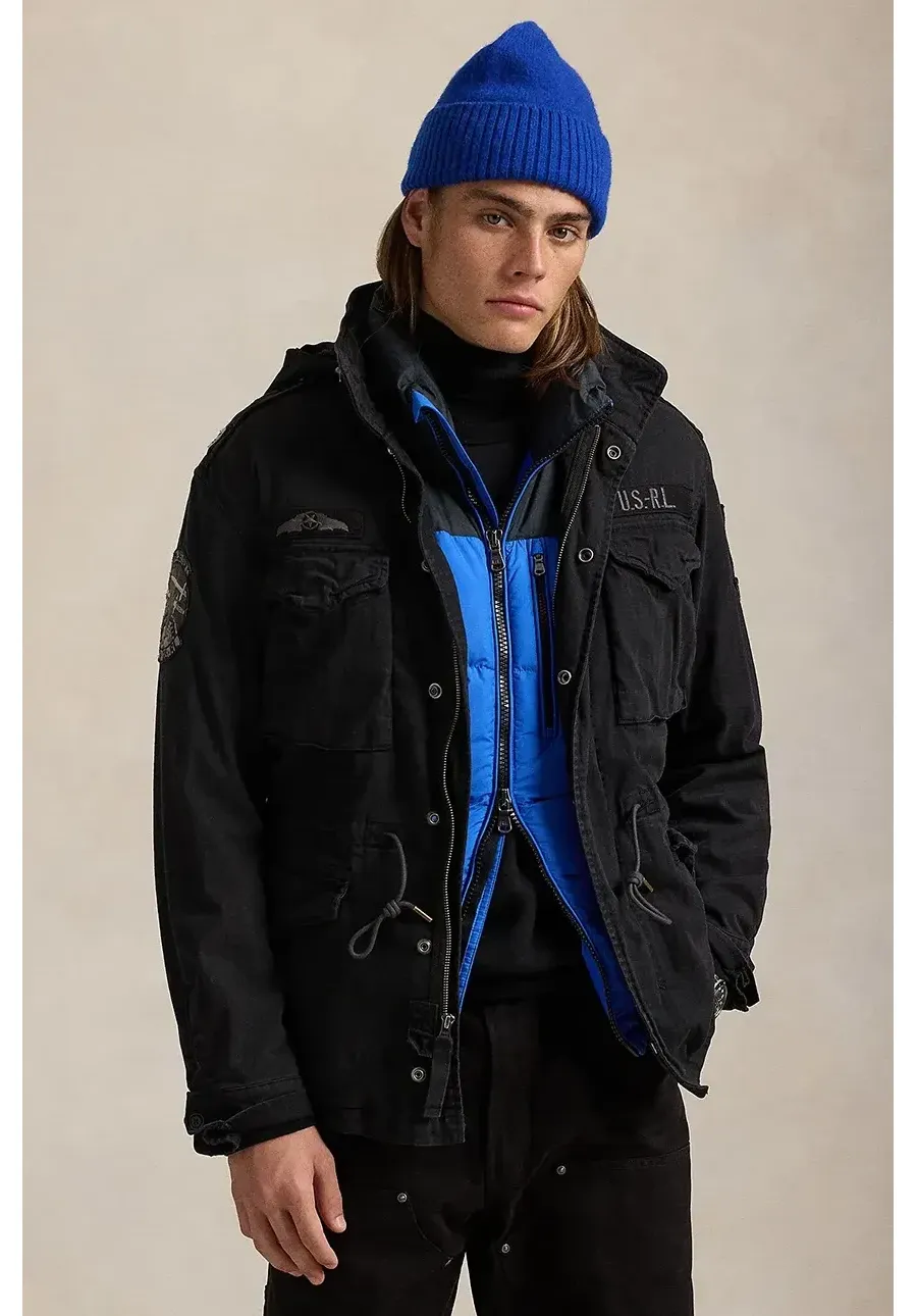 obrazek 1 Polo Ralph Lauren kurtka bawełniana kolor czarny przejściowa 710955784