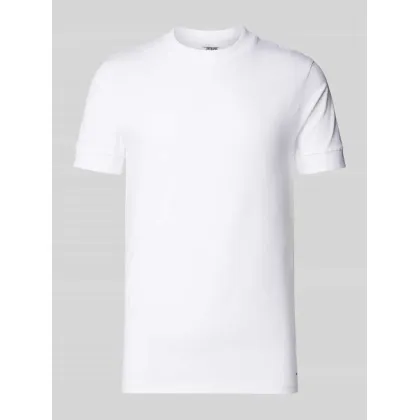Zdjęcie T-shirt z prążkowanym, okrągłym dekoltem model ‘ANTON’