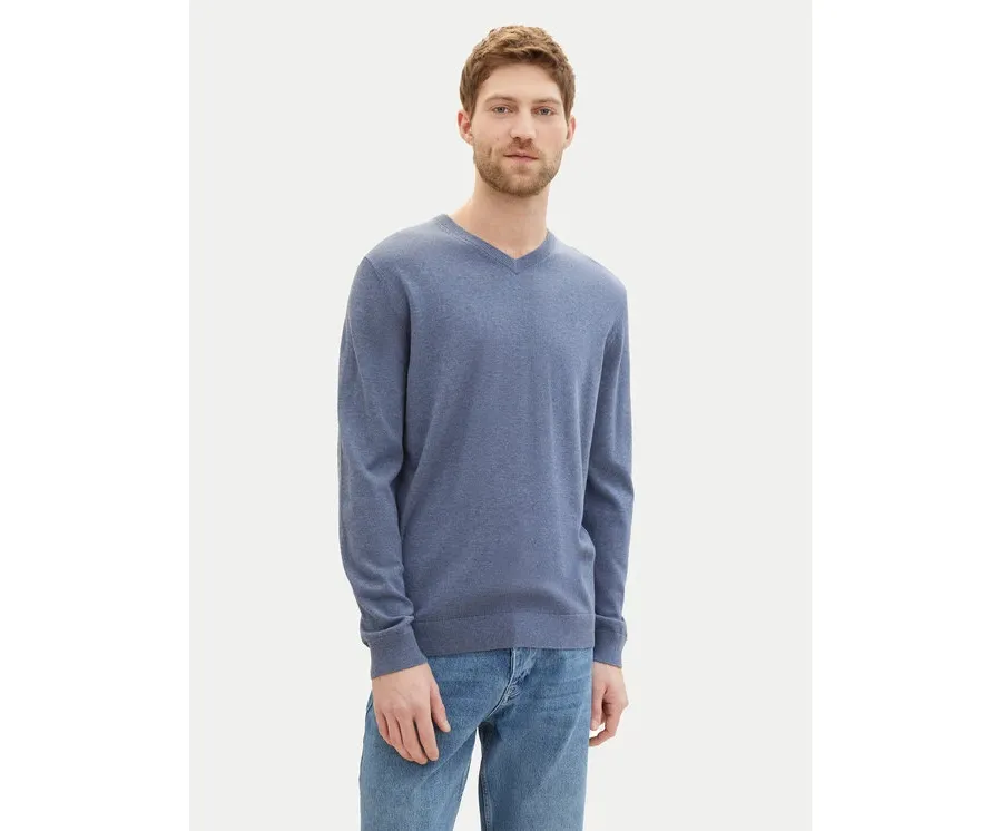 obrazek 1 Tom Tailor Sweter 1038427 Niebieski Regular Fit
