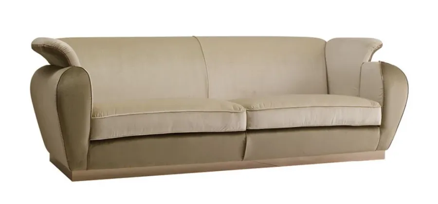 obrazek 2 Włoska sofa Susan tapicerowana tkaniną lub skórą