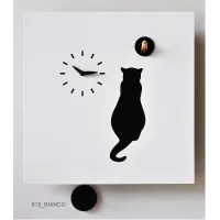 Zdjęcie Włoski zegar Cucu Cat z grającą kukułką